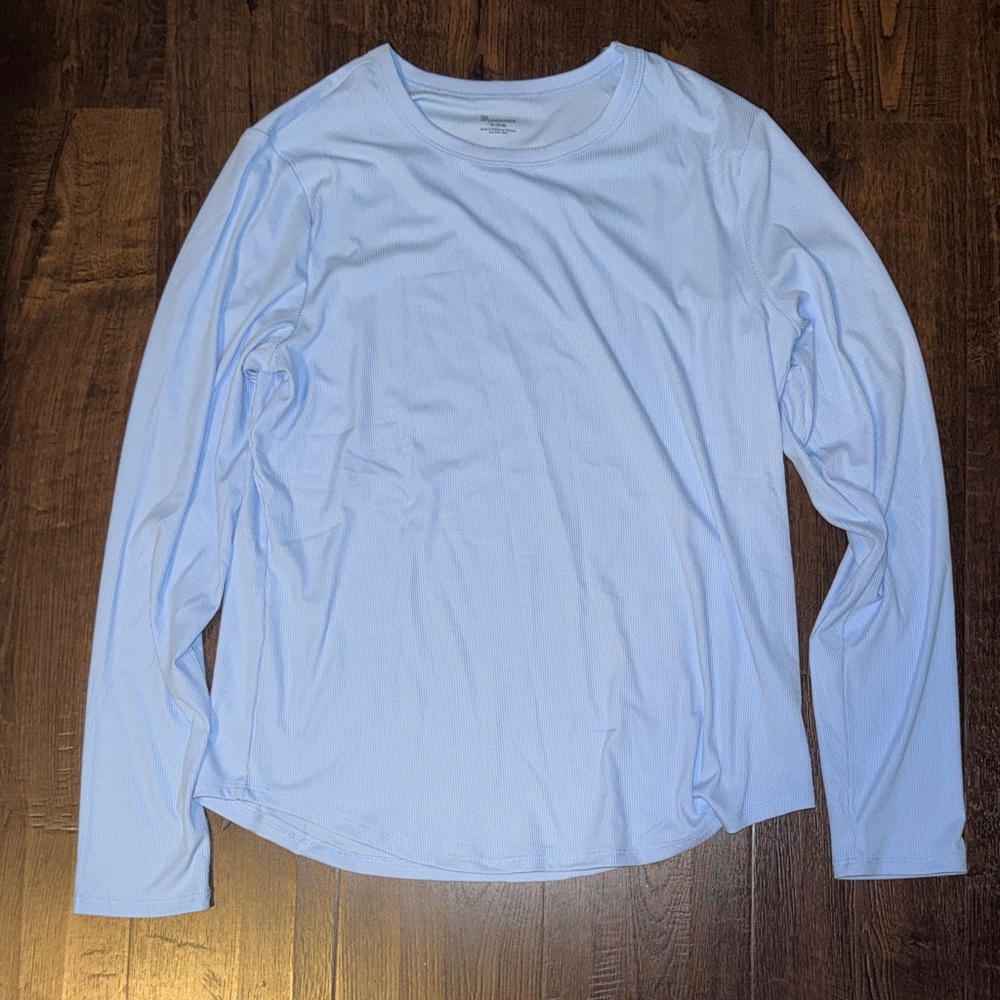 No Boundaries Light Blue Long Sleeve Tee